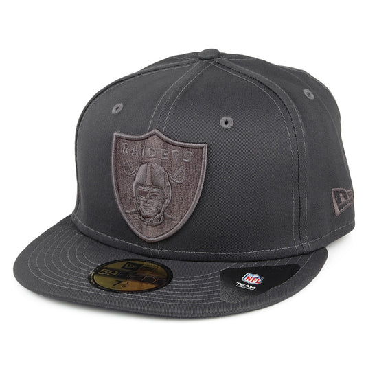 New Era 59FIFTY Las Vegas Raiders Baseball Cap - NFL Team Tonal - Dark Grey