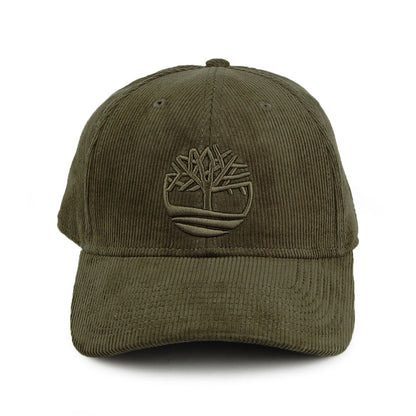 Timberland Hats Corduroy Logo Baseball Cap - Olive