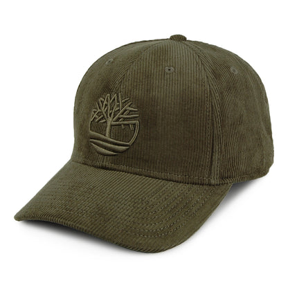 Timberland Hats Corduroy Logo Baseball Cap - Olive