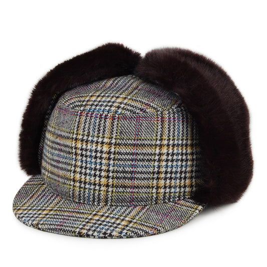 Crambes Hats Krusk Army Cap With Earflaps - Multi-Coloured