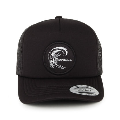 O'Neill Hats Original Surfer Circle Logo Trucker Cap - Black