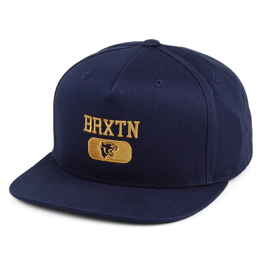 Brixton Hats Forte VI MP Snapback Cap - Navy Blue