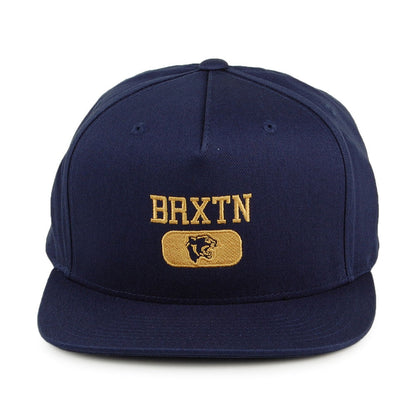 Brixton Hats Forte VI MP Snapback Cap - Navy Blue