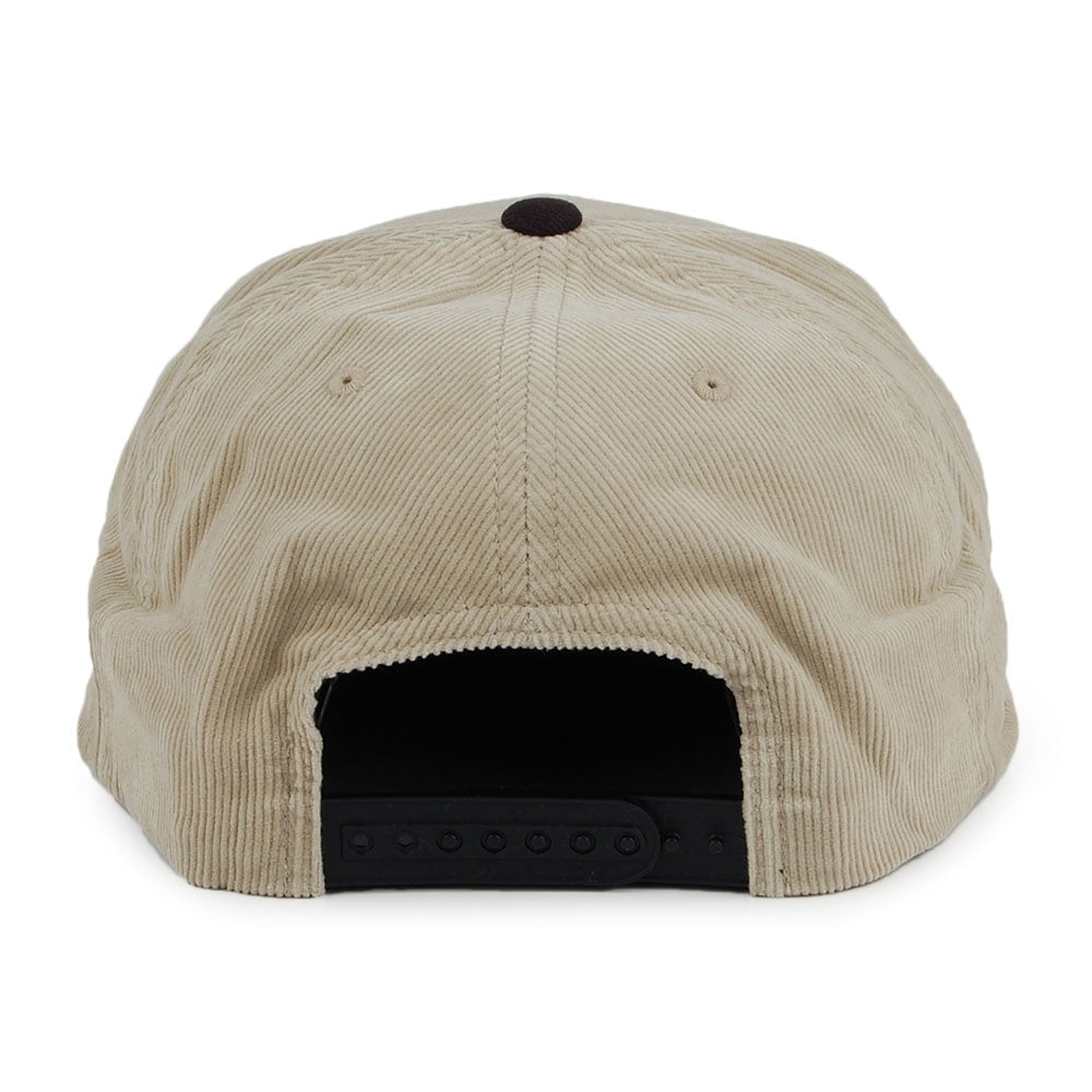 Brixton Hats Jolt Snapback Cap - Cream-Black