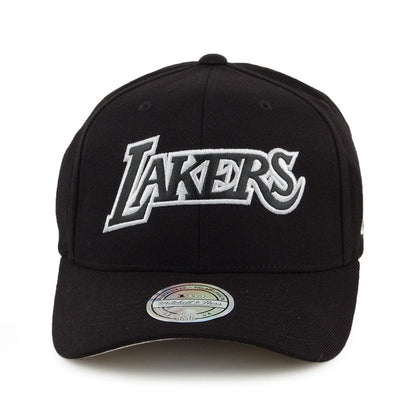 Mitchell & Ness L.A. Lakers Snapback Cap - Outline - Black