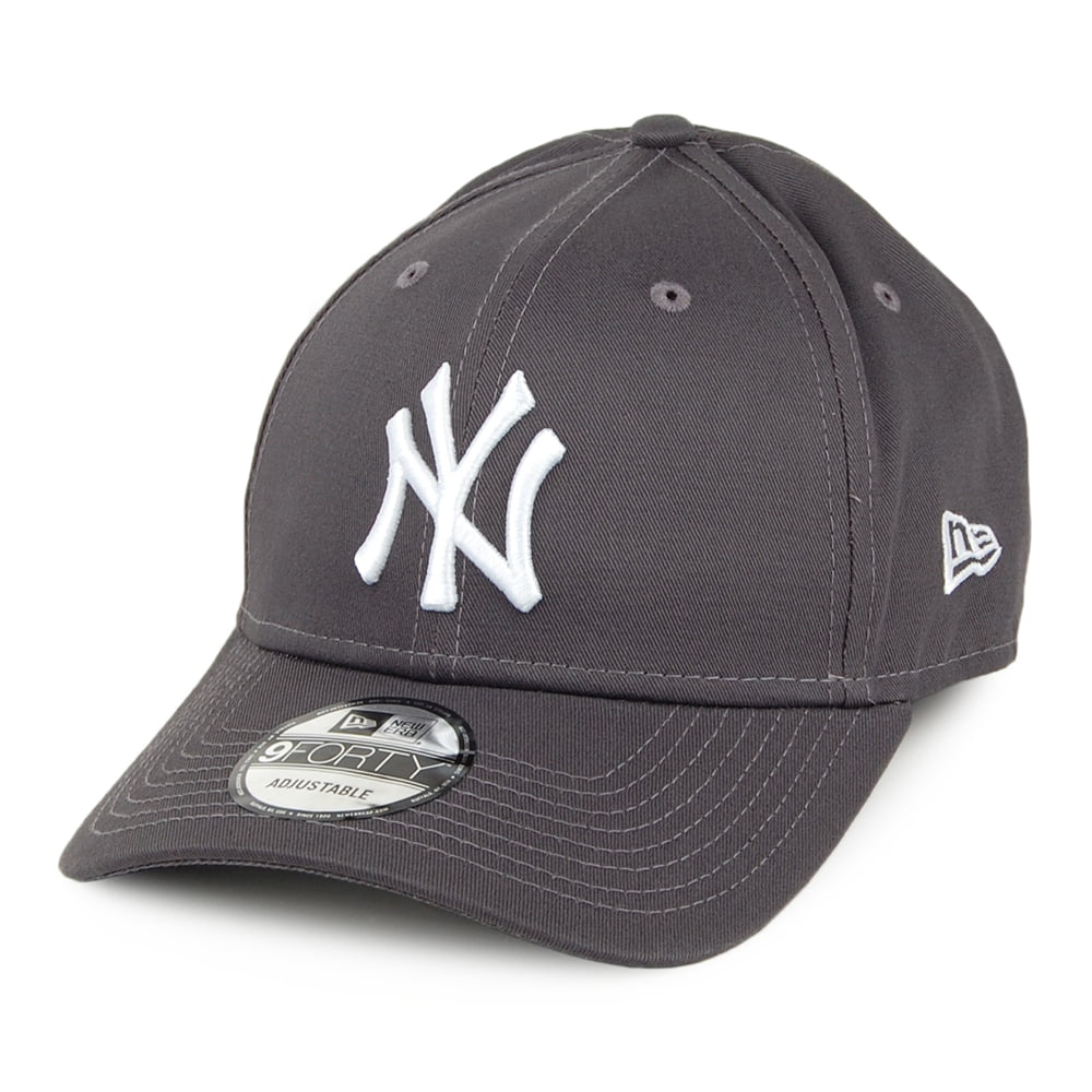 New Era 9FORTY New York Yankees Baseball Cap - MLB League Essential - Graphite