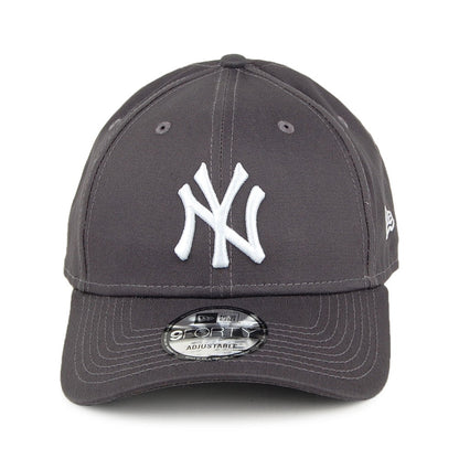 New Era 9FORTY New York Yankees Baseball Cap - MLB League Essential - Graphite