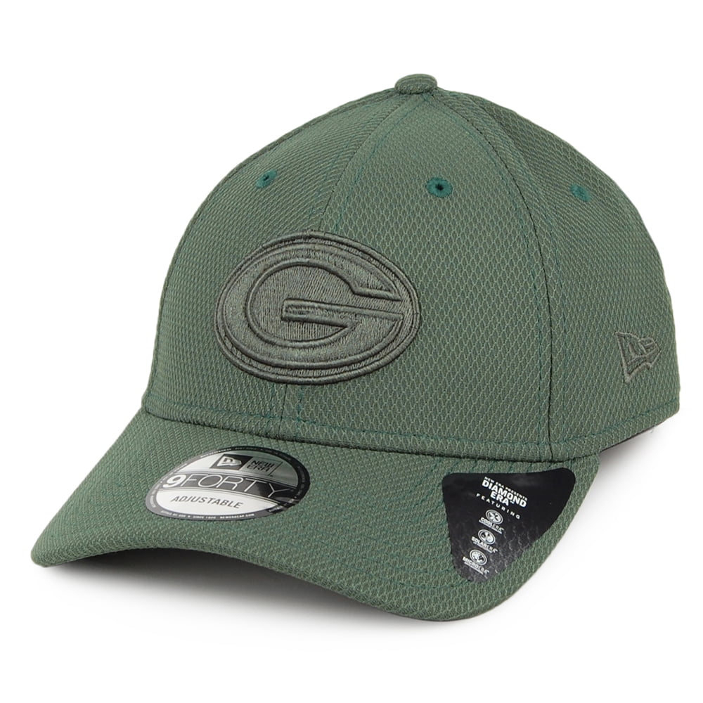 New Era 9FORTY Green Bay Packers Baseball Cap NFL Mono Team Colour - Green