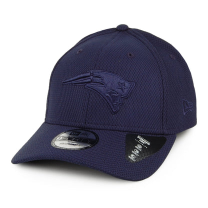 New Era 9FORTY New England Patriots Baseball Cap NFL Mono Team Colour - Navy Blue