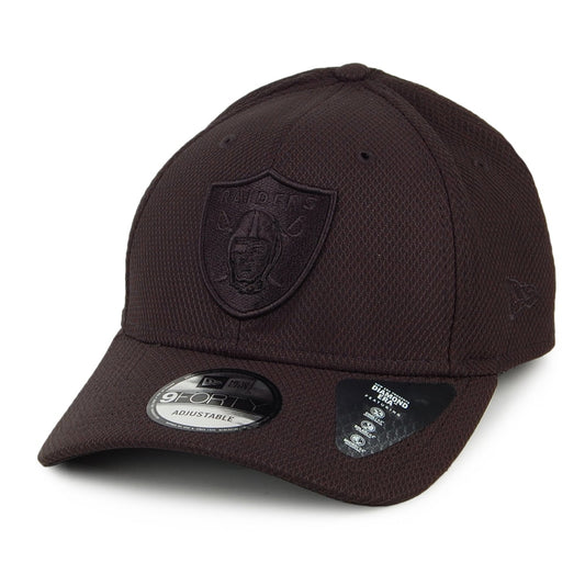 New Era 9FORTY Las Vegas Raiders Baseball Cap - NFL Mono Team Colour - Black