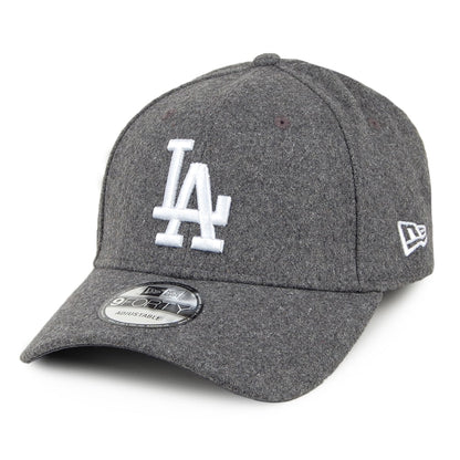 New Era 9FORTY L.A. Dodgers Baseball Cap MLB Melton - Grey