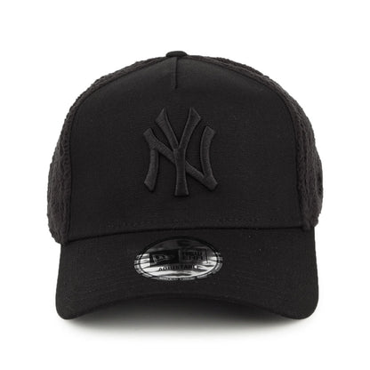 New Era New York Yankees Trucker Cap MLB Sherpa - Black