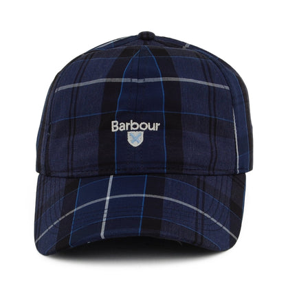 Barbour Hats Tartan Cotton Baseball Cap - Blue