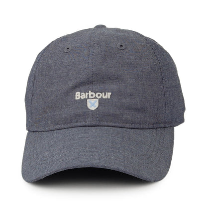 Barbour Hats Ellerton Cotton Baseball Cap - Denim