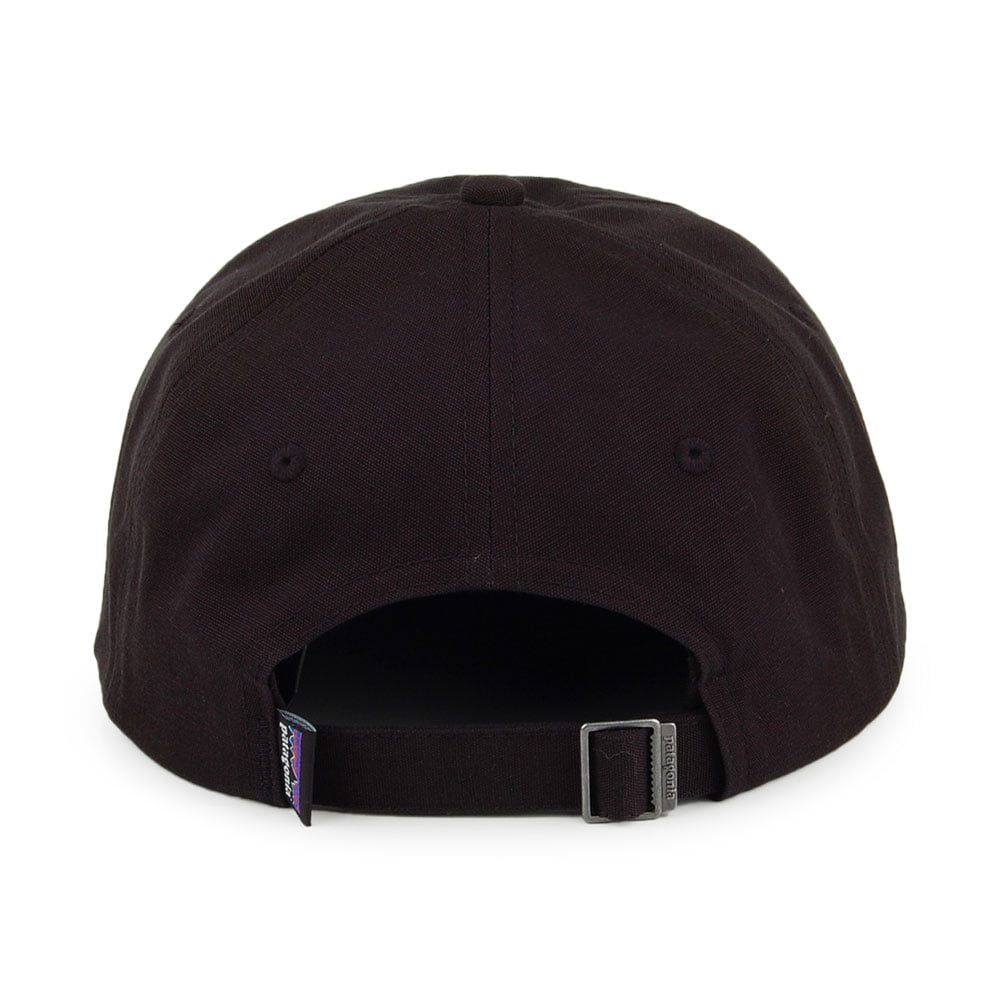 Patagonia Hats P-6 Label Trad Organic Cotton Baseball Cap - Black