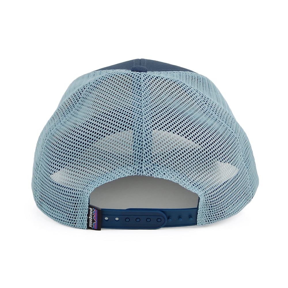 Patagonia Hats Protect Your Peaks Organic Cotton Trucker Cap - Blue