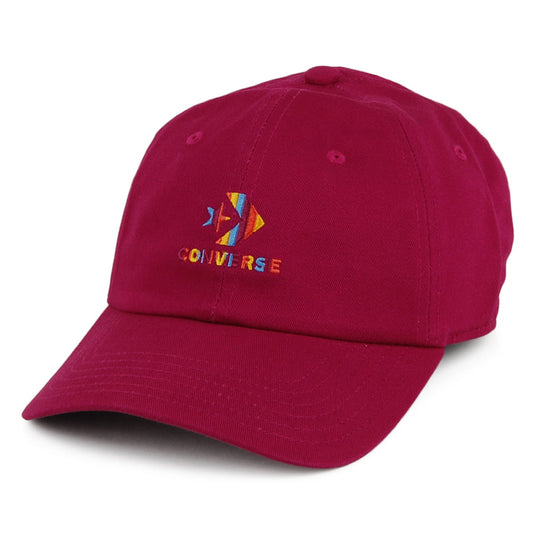 Converse Rainbow Lock Up Baseball Cap - Rose