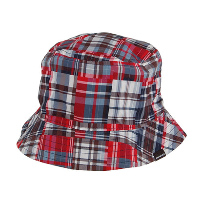 Converse Plaid Reversible Bucket Hat - Navy-Red