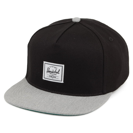Herschel Supply Co. Whaler Classic Snapback Cap - Black-Grey