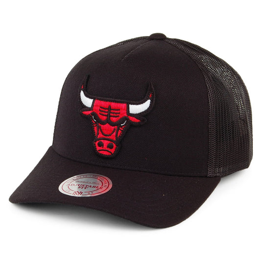 Mitchell & Ness Chicago Bulls Trucker Cap - Team Logo - Black