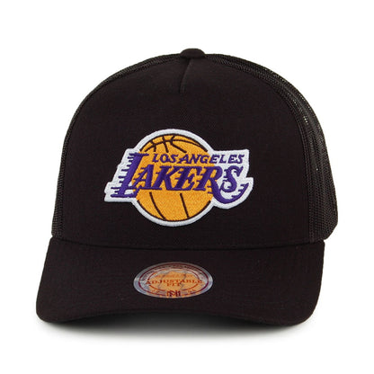 Mitchell & Ness L.A. Lakers Trucker Cap - Team Logo - Black