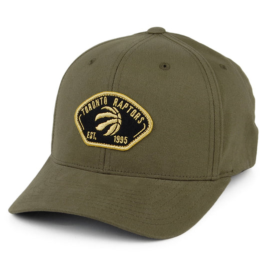 Mitchell & Ness Toronto Raptors Snapback Cap - Captain - Olive