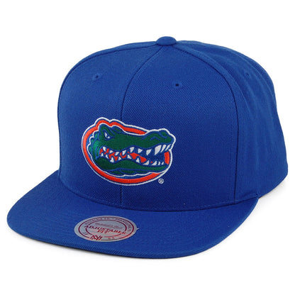 Mitchell & Ness Florida Gators Snapback Cap - Core Wool Solid - Blue