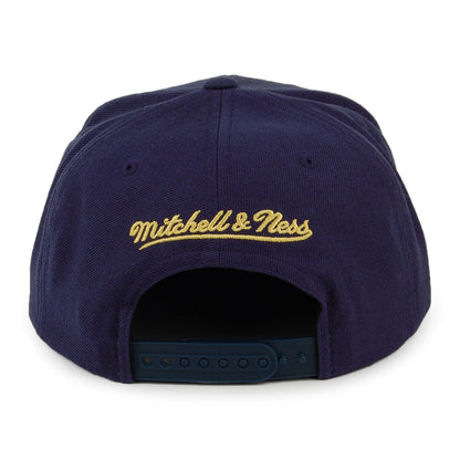 Mitchell & Ness Michigan Wolverines Snapback Cap - Core Wool Solid - Navy Blue