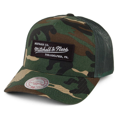 Mitchell & Ness Branded Box Logo Classic Trucker Cap - Camouflage