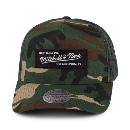 Mitchell & Ness Branded Box Logo Classic Trucker Cap - Camouflage