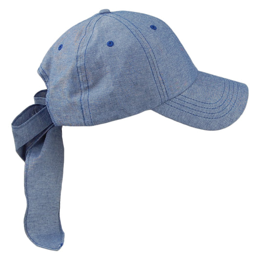 Betmar Hats Astrid Bow Baseball Cap - Denim