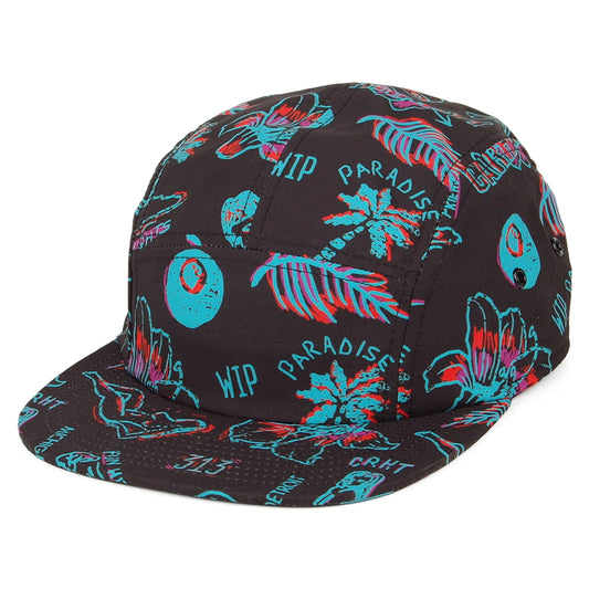 Carhartt WIP Hats Paradise 5 Panel Cap - Black-Multi