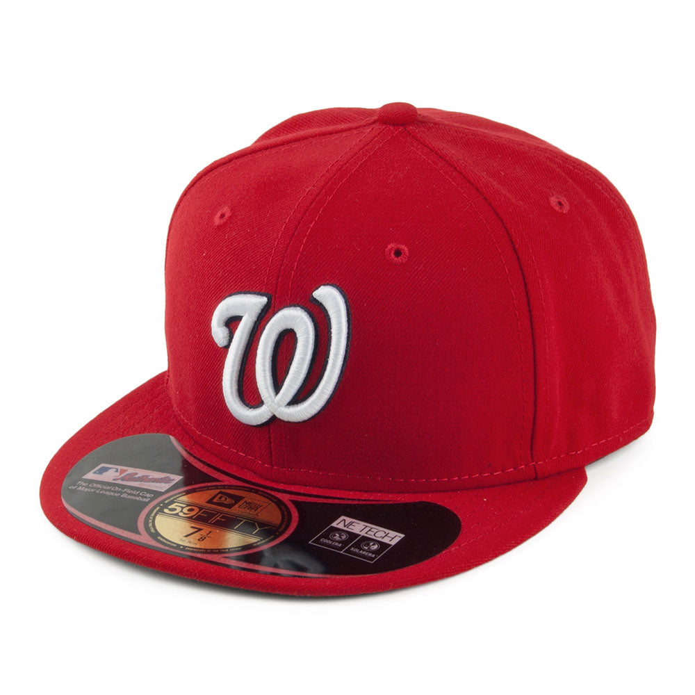 New Era 59FIFTY Washington Nationals Baseball Cap - On Field Classic - Red