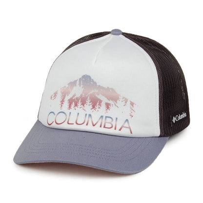 Columbia Hats Womens Mountain Trucker Cap - Grey-White