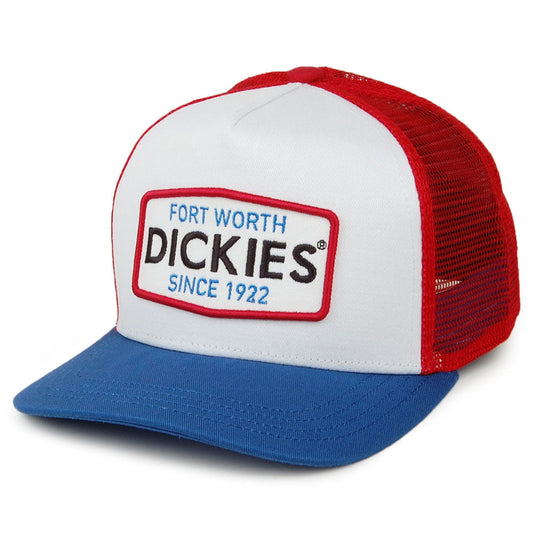 Dickies Hats Millen Trucker Cap - White-Red