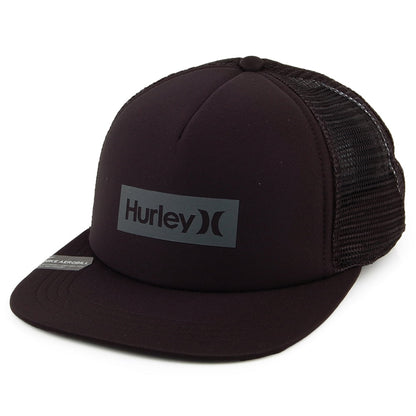 Hurley Hats One & Only Square Trucker Cap - Black