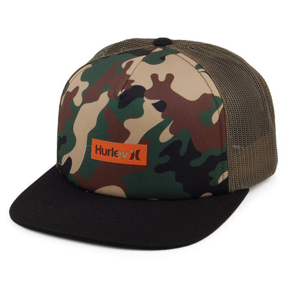 Hurley Hats Printed Square Trucker Cap - Camouflage