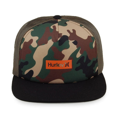 Hurley Hats Printed Square Trucker Cap - Camouflage
