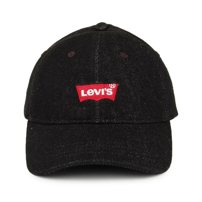 Levi's Hats Mid Batwing Denim Baseball Cap - Black