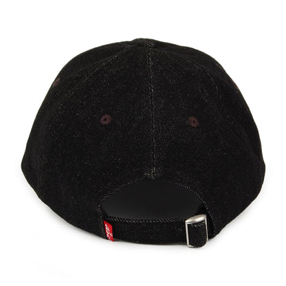 Levi's Hats Mid Batwing Denim Baseball Cap - Black
