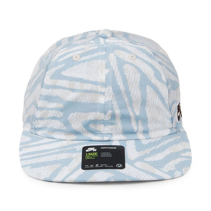 Nike SB Hats H86 AOP Flat Bill Baseball Cap - Blue-White