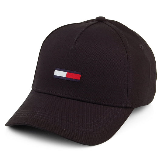 Tommy Hilfiger Hats TJM Flag Baseball Cap - Black