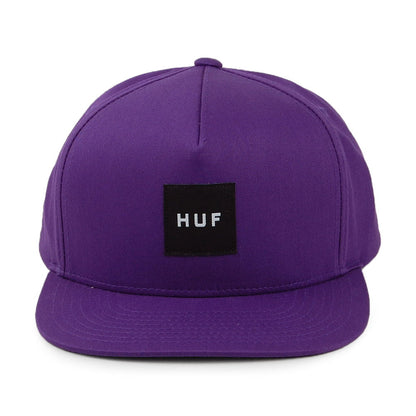 HUF Box Logo Snapback Cap - Purple