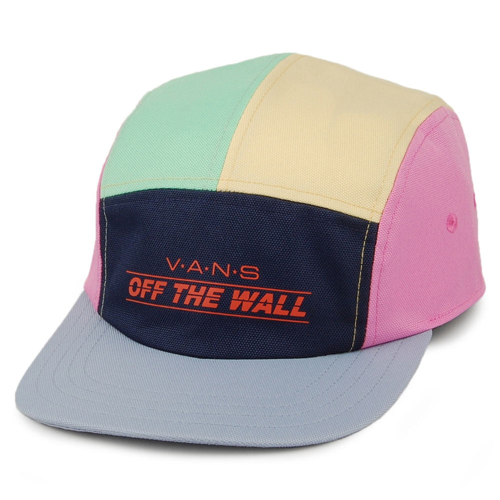 Vans Hats Checkwork Colour Block 5 Panel Cap - Multi-Coloured