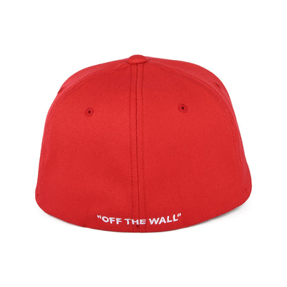 Vans Hats Splitz Flexfit Baseball Cap - Red