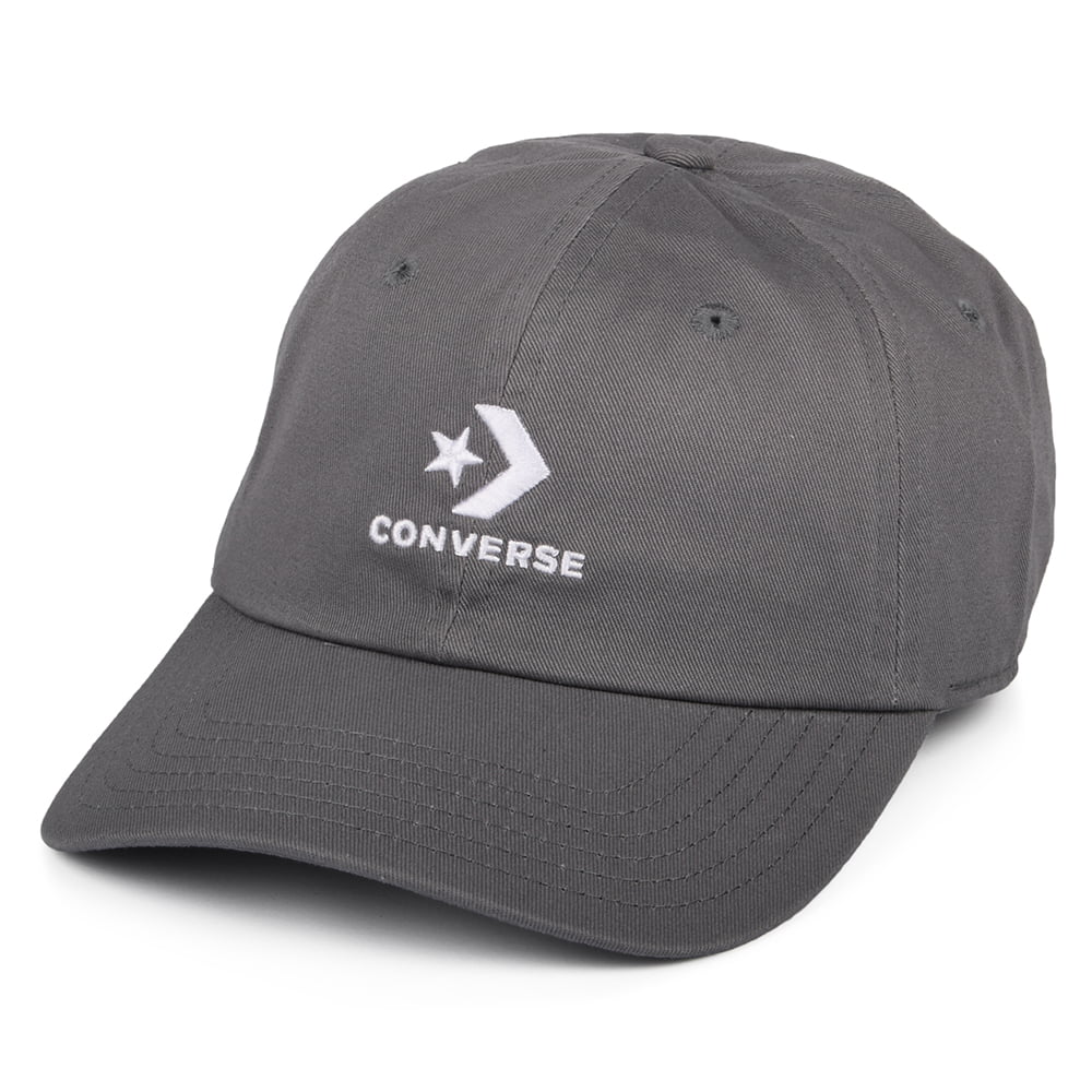 Converse Lock Up Cotton Baseball Cap - Charcoal