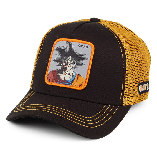 Capslab Dragon Ball Z Trucker Cap - Goku - Black-Yellow