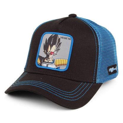 Capslab Dragon Ball Z Trucker Cap - Vegeta - Black-Blue