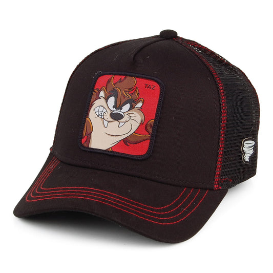 Capslab Taz Trucker Cap - Looney Tunes - Black-Red