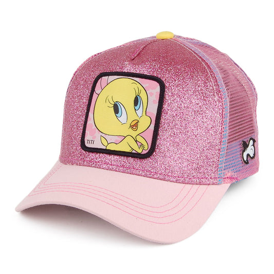 Capslab Tweety Bird Trucker Cap - Looney Tunes - Pink-Blue